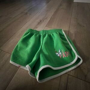 Green Kids Formal Shorts